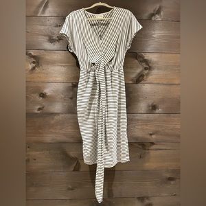 Anthropologie (Saturday Sunday) navy stripe terry dress. size S